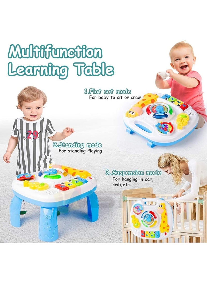 ST ZONE Baby Activity Table for Toddlers 6–12 Months, Giraffe Musical Learning Table 2-in-1, Baby Musical Toy Early Learning Table for Boys & Girls 1 2 3 Years - Image 4